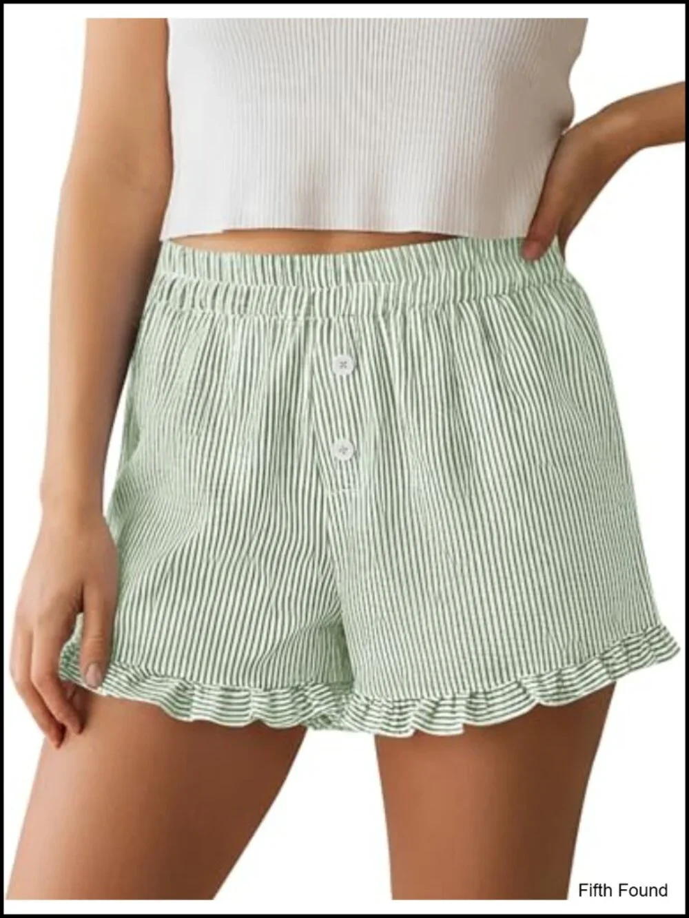 Striped Boxer Shorts with Pockets - Soft Lounge Pajama Bottoms